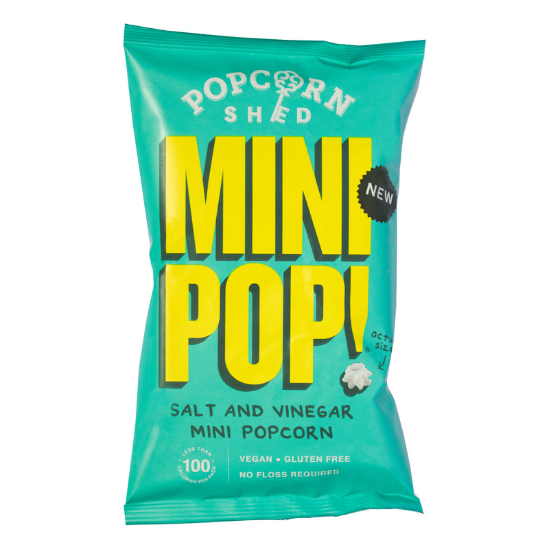 Mini Pop!® Vegan Tasting Variety 10 Pack - 5 Vegan Flavours - Popcorn Shed