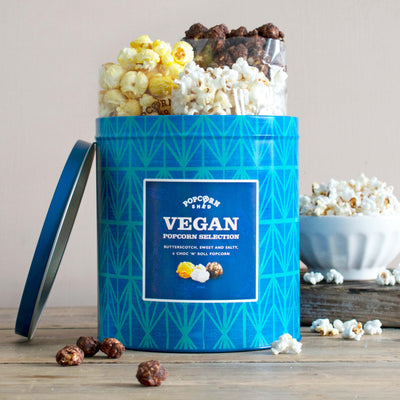 Vegan Popcorn Selection Gift Tin - Popcorn Shed