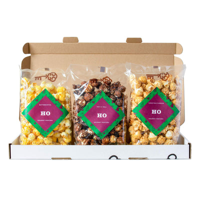 'Season's Greetings' Vegan Gourmet Popcorn Letterbox Gift - Popcorn Shed