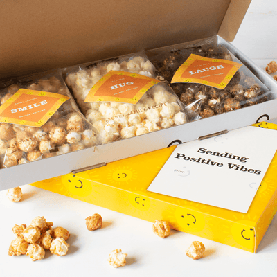 'Positive Vibes' Gourmet Popcorn Letterbox Gift - Popcorn Shed