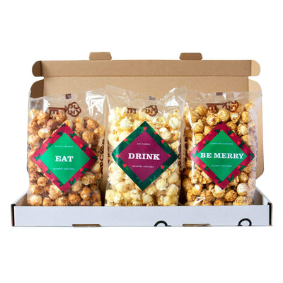 'Merry Christmas' Gourmet Popcorn Letterbox Gift - Popcorn Shed